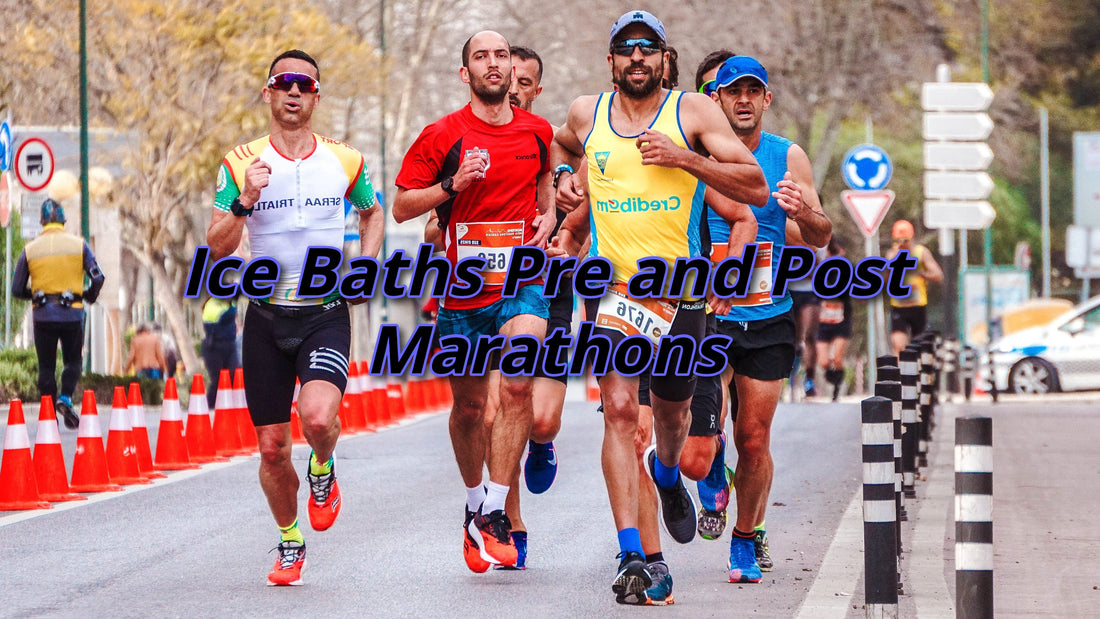 ice baths before and after marathons