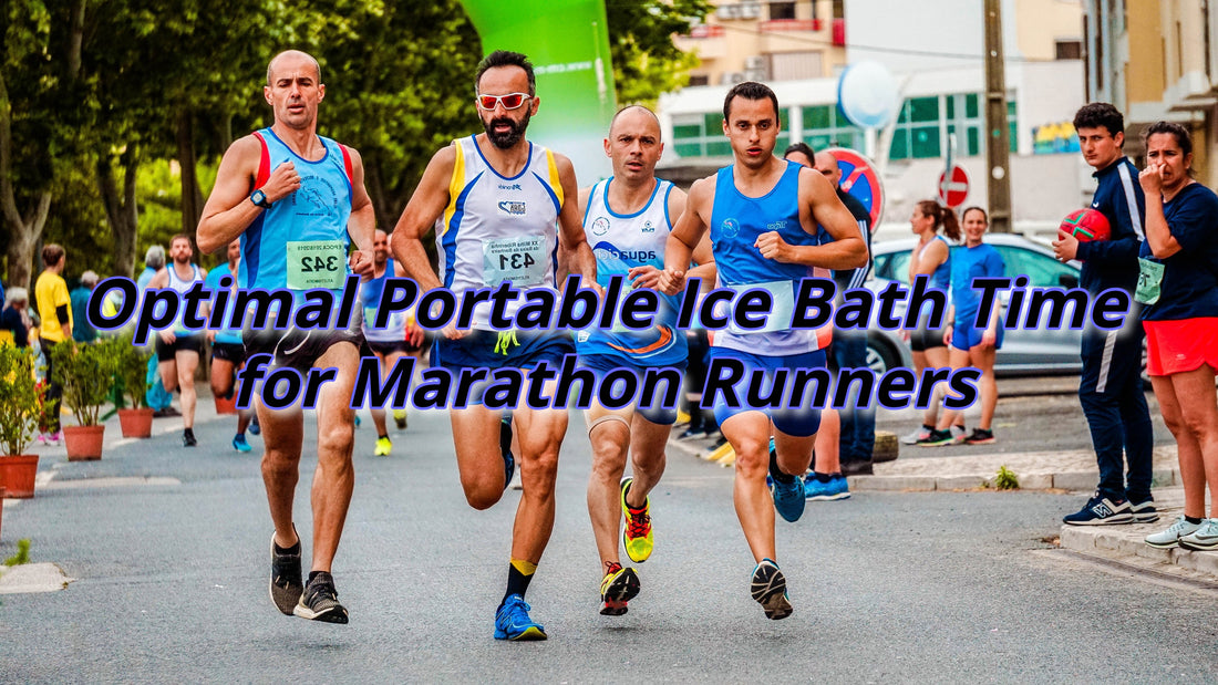 optimal portable ice bath time for marathon runners